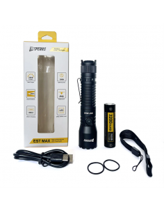 TORCIA TATTICA DELLA POLIZIA SPERAS EST MAX 2500lm 279m 2