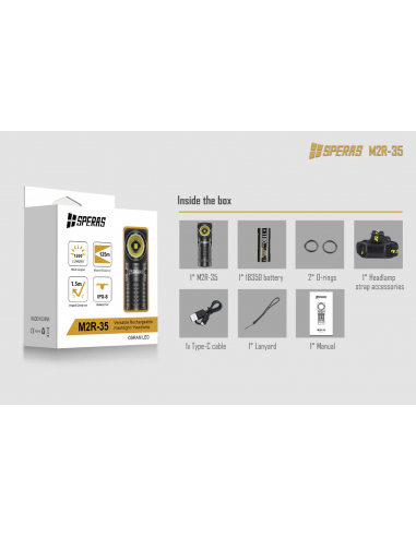 SPERAS M2R-35 RIGHT ANGLE FLASHLIGHT SPERAS M2R-35 RIGHT ANGLE FLASHLIGHT
