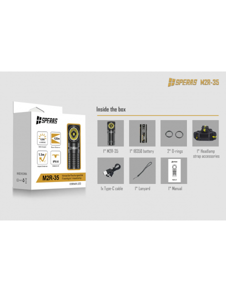 SPERAS M2R-35 RIGHT ANGLE FLASHLIGHT SPERAS M2R-35 RIGHT ANGLE FLASHLIGHT