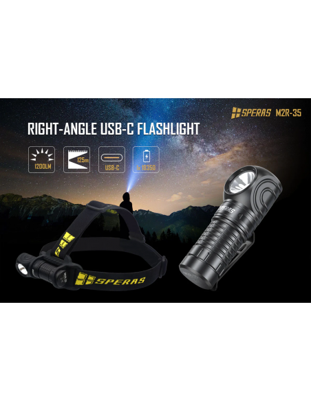 SPERAS M2R-35 RIGHT ANGLE FLASHLIGHT SPERAS M2R-35 RIGHT ANGLE FLASHLIGHT