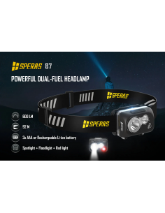 SPERAS B7 RECHARGEABLE HEADLAMP 2