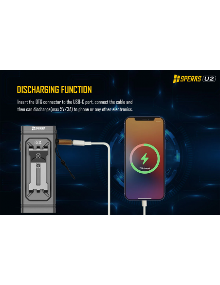 SPERAS U2 TORCIA CON CONTROLLO WIRELESS SPERAS U2 TORCIA CON CONTROLLO WIRELESS