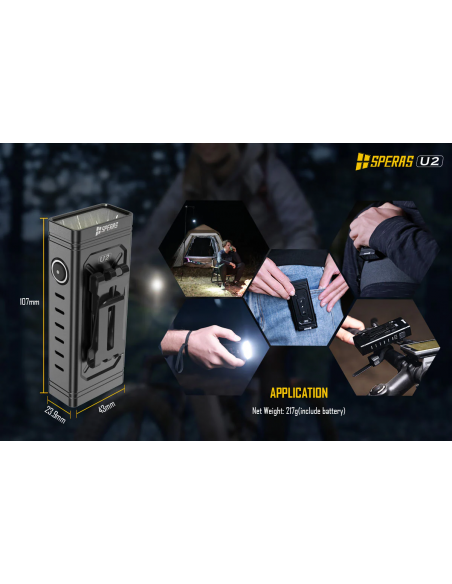 SPERAS U2 WIRELESS CONTROL FLASHLIGHT SPERAS U2 WIRELESS CONTROL FLASHLIGHT