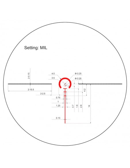 KECK VANGUARD RIFLESCOPE 1-6X24 SFPIR KECK VANGUARD RIFLESCOPE 1-6X24 SFPIR