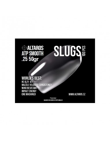 ALTAROS PALLINI SLUG ATP SMOOTH .25/6.35 50GR 100PZ