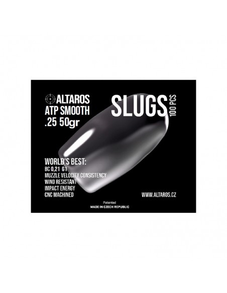ALTAROS PALLINI SLUG ATP SMOOTH .25/6.35 50GR 100PZ ALTAROS PALLINI SLUG ATP SMOOTH .25/6.35 50GR 100PZ