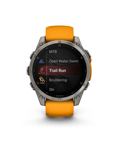 GARMIN FENIX 8 47MM AMOLED SAPHIR SPARK ORANGE UHR GARMIN FENIX 8 47MM AMOLED SAPHIR SPARK ORANGE UHR