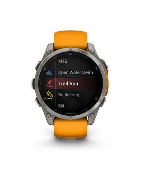 GARMIN FENIX 8 47MM AMOLED SAPHIR SPARK ORANGE UHR GARMIN FENIX 8 47MM AMOLED SAPHIR SPARK ORANGE UHR