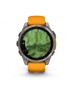GARMIN FENIX 8 47MM AMOLED SAPPHIRE SPARK ORANGE WATCH 2