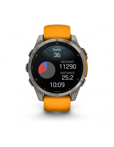 GARMIN FENIX 8 47MM AMOLED SAPHIR SPARK ORANGE UHR GARMIN FENIX 8 47MM AMOLED SAPHIR SPARK ORANGE UHR