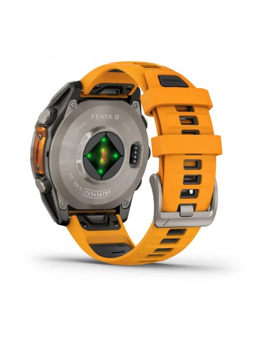 GARMIN FENIX 8 47MM AMOLED SAPHIR SPARK ORANGE UHR GARMIN FENIX 8 47MM AMOLED SAPHIR SPARK ORANGE UHR