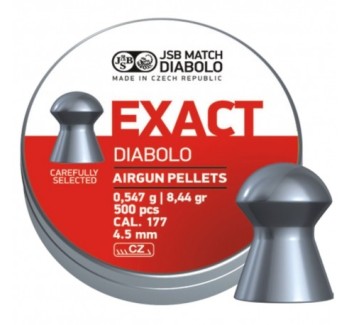 JSB EXACT DIABOLO 4.51 MM 0.547GR 500PCS | Armeria Regina