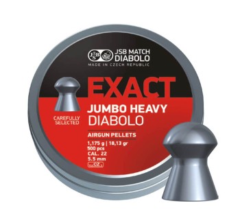 JSB JUMBO EXACT HEAVY 5,52MM 1.175GR 500PCS | Armeria Regina