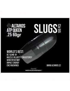 ALTAROS SLUG PELLETS ATP QUEEN .25/6.35 60GR 100PC