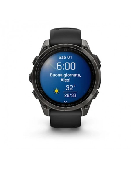 GARMIN FENIX 8 47MM AMOLED SAPHIR BLACK UHR GARMIN FENIX 8 47MM AMOLED SAPHIR BLACK UHR