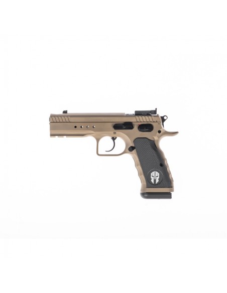 Selbstladepistole Tanfoglio Hexagon Tactical FDE Cal 9x19mm