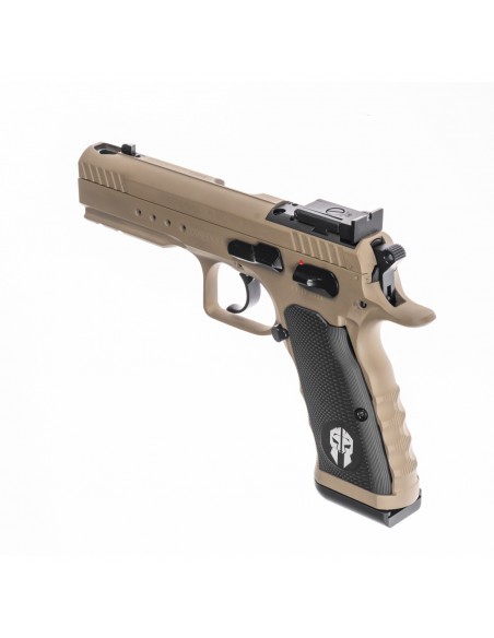 Selbstladepistole Tanfoglio Hexagon Tactical FDE Cal 9x19mm