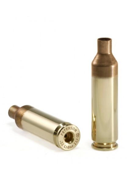 PETERSON BOSSOLI CAL. 22 CREEDMOOR SRP 50 PZ. PETERSON BOSSOLI CAL. 22 CREEDMOOR SRP 50 PZ.