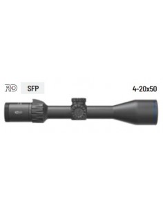 MEOPTA SCOPE MEOHUNTER R5 4-20X50 SFP RETICLE 4C