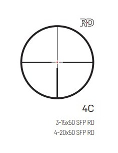 MEOPTA SCOPE MEOHUNTER R5 3-15X50 SFP RETICLE 4C 2