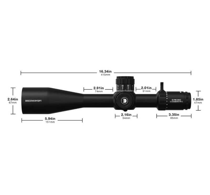 DISCOVERY OTTICA ED-PRS GEN II 5-25X56SFIR FFP-Z MRAD