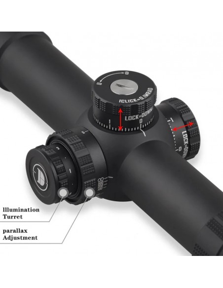 DISCOVERY SCOPE ED-AR 1-8X24 SFIR 34MM FFP DISCOVERY SCOPE ED-AR 1-8X24 SFIR 34MM FFP