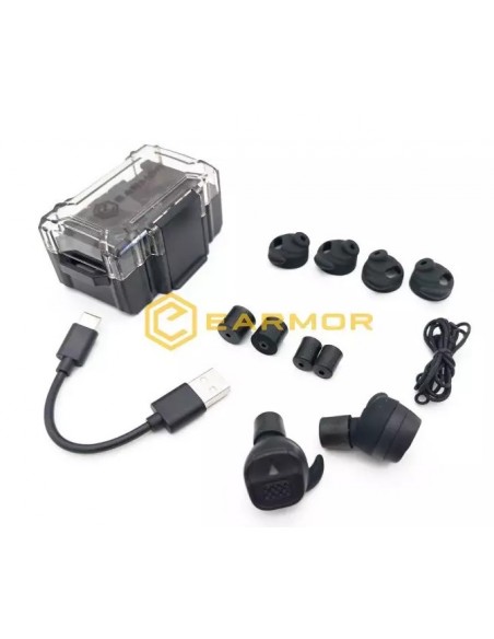 EARMOR M20 TAPPI AURICOLARI ELETTRONICI NERI EARMOR M20 TAPPI AURICOLARI ELETTRONICI NERI