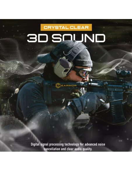 EARMOR ELECTRONIC EAR MUFF M300A-CB BROWN EARMOR ELECTRONIC EAR MUFF M300A-CB BROWN