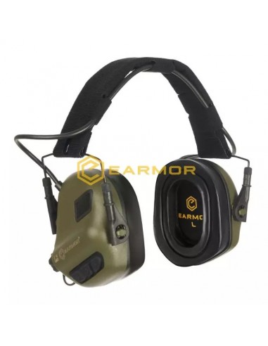 EARMOR CUFFIA ELETTRONICA M31-FG PLUS VERDE