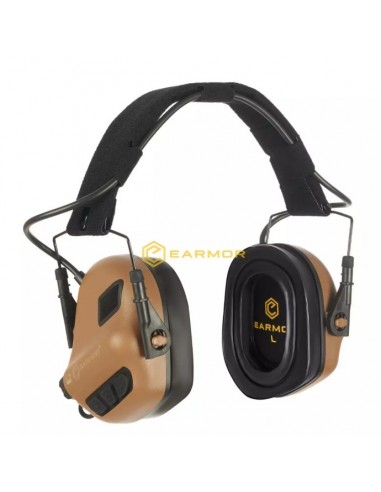 EARMOR ELEKTRONISCHER GEHÖRSCHUTZ M31-FG PLUS COYOTE