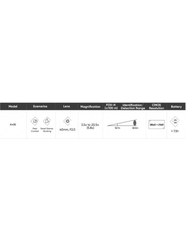 HIKMICRO ALPEX 4K LITE VISORE NOTTURNO DIGITALE HIKMICRO ALPEX 4K LITE VISORE NOTTURNO DIGITALE