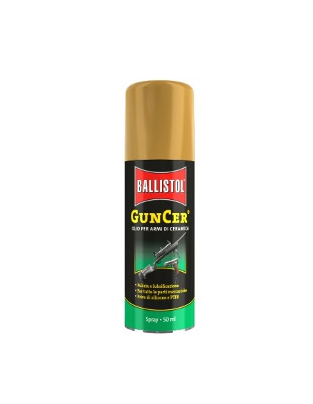 BALLISTOL GUNCER OLIO CERAMICO PER ARMI SPRAY 200ML