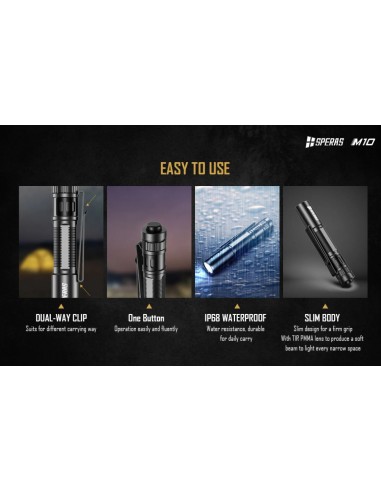 SPERAS M10 LUMINUS SST20/200LM/6500K