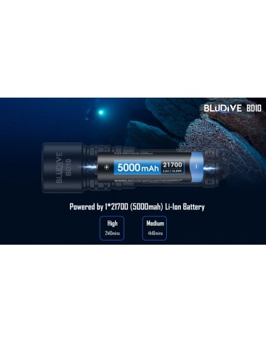 SPERAS BLUDIVE LIGHT BD10 TORCH 1200LM