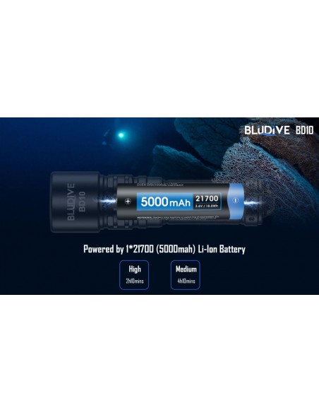 SPERAS BLUDIVE LIGHT BD10 TORCH 1200LM