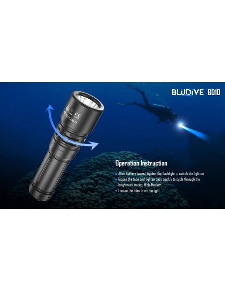 SPERAS TORCIA BLUDIVE LIGHT BD10 1200LM