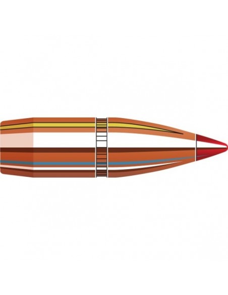 HORNADY BULLETS V-MAX W/C 277" 110GR 100PZ. HORNADY BULLETS V-MAX W/C 277" 110GR 100PZ.