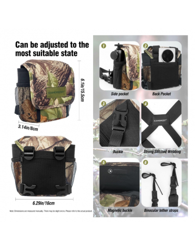 XAMOREST TRUIFOTO PORTA BINOCOLO DA PETTO CAMO