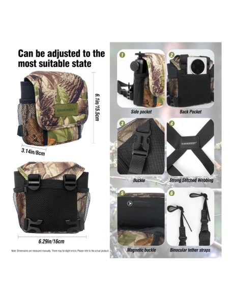 XAMOREST TRUIFOTO PORTA BINOCOLO DA PETTO CAMO