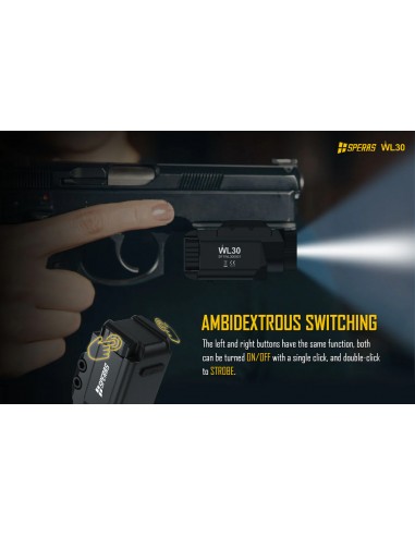 SPERAS WL30 PISTOL LIGHT 650LM TYPE-C