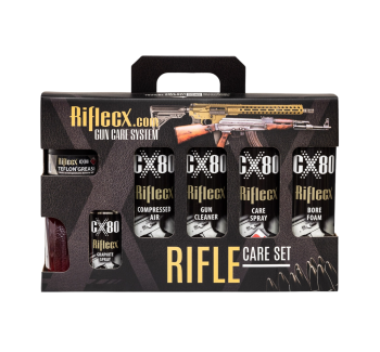 RifleCX CX80 Rifle Set – Kit Completo Pulizia e Manutenzione Armi da Fuoco
