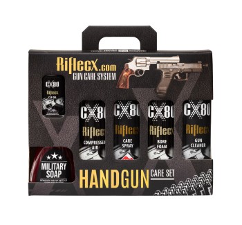 RifleCX CX80 Handgun Set – Komplettes Reinigungs- & Pflegeset für Pistolen | Armeria Regina