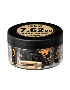 RifleCX Bore Snake 7,62 mm – Corda Pulizia Pistola con Spazzole in Bronzo - confezione