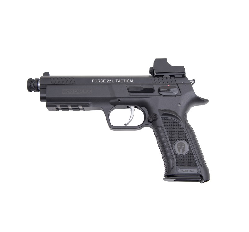 Pistola Semiautomatica Tanfoglio Force 22 L Tactical Cal 22 LR