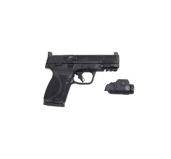 Pistola Semiautomatica Smith & Wesson M&P9 Compact Con Torcia Cal 9x19mm
