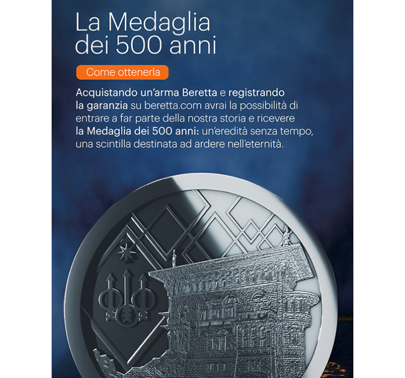 Medaglia dei 500 anni Beretta