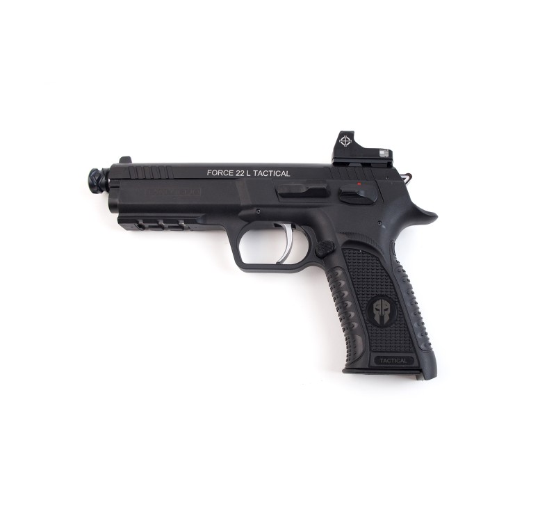 Pistola Semiautomatica Tanfoglio Force 22L Tactical Optic + Red Dot Cal 22 LR