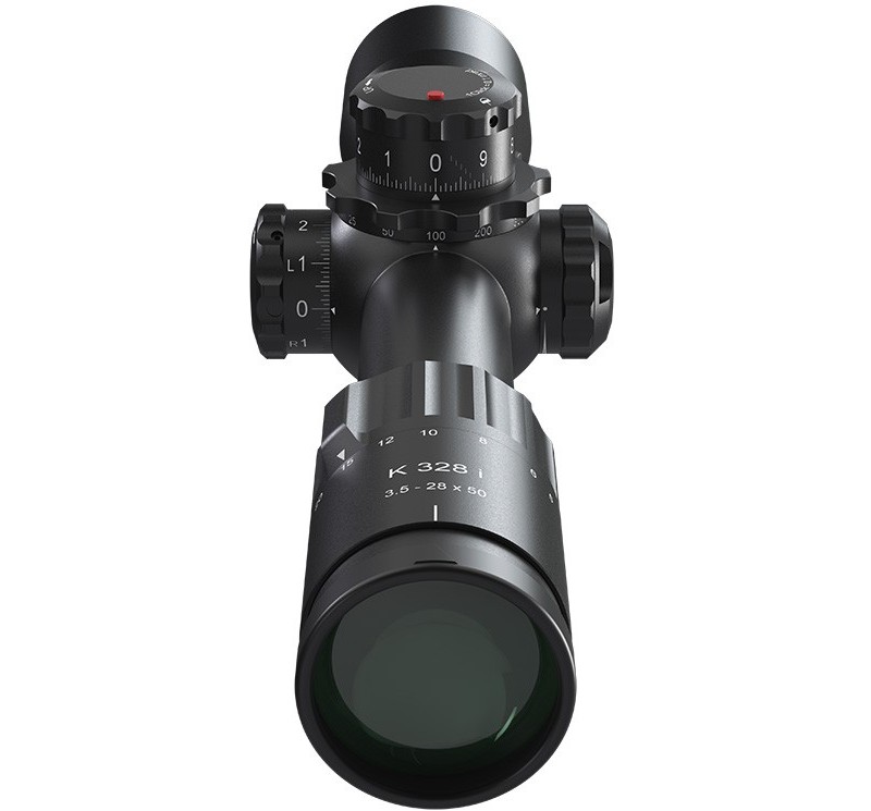 Kahles K328i 3,5–28×50 Zielfernrohr SKMR4+ Absehen ccw L