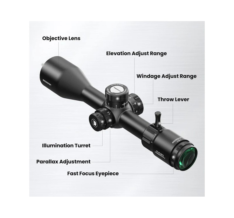 Discovery Optic ED-LHT Gen II 3-15x50 SFIR FFP-Z MRAD