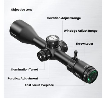 Discovery Zielfernrohr ED-LHT Gen II 3-15x50 SFIR FFP-Z MRAD